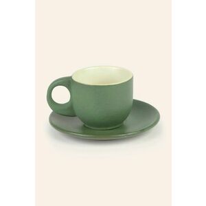 Calma House set de cești și farfurioare Matcha 2-pack imagine