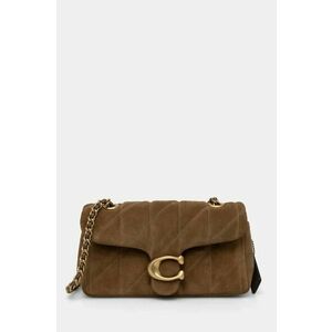 Coach geanta de mana din piele intoarsa Tabby culoarea maro, CW626 imagine