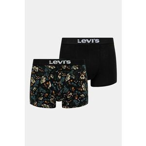 Levi's boxeri 2-pack barbati, culoarea negru, 37149-1015 imagine