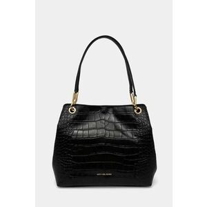 MICHAEL Michael Kors poseta de piele culoarea negru, 30F4G8KE3E imagine