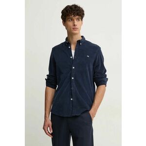 Pepe Jeans camasa din velur MILLER culoarea albastru marin, cu guler button-down, regular, PM308730 imagine