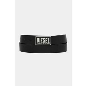 Diesel curea de piele B-GLOSSY II barbati, culoarea negru, X09945.PR227 imagine