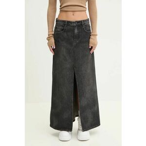 Miss Sixty fustă din denim culoarea negru, maxi, evazată, 6L3KJ5840000 imagine