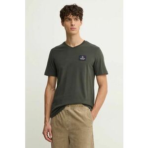 Aeronautica Militare tricou din bumbac barbati, culoarea gri, cu imprimeu, TS2333J662 imagine