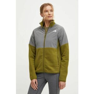 The North Face hanorac Glacier Heavyweight culoarea verde, modelator, NF0A89JA4OS1 imagine