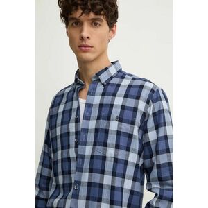 Lindbergh camasa din bumbac Lindbergh x Jack's barbati, culoarea albastru marin, cu guler button-down, regular, 3-210116 imagine