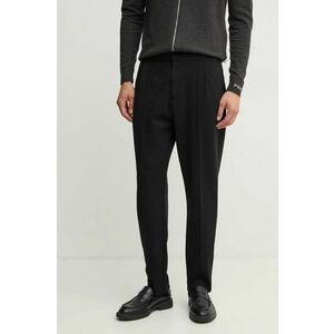 Michael Kors pantaloni barbati, culoarea negru, cu fason chinos, CF452915MF imagine