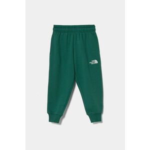 The North Face pantaloni de trening pentru copii ESSENTIAL OVERSIZED JOGGERS culoarea verde, neted, NF0A89HUNL11 imagine