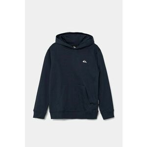 Quiksilver bluza copii BASIC HOODIE culoarea albastru marin, cu glugă, neted, EQBFT03889 imagine