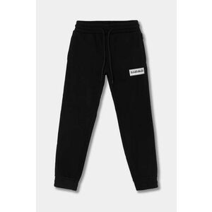 Napapijri pantaloni de trening pentru copii M-CHAMOIS culoarea negru, neted, NP0A4HYI0411 imagine