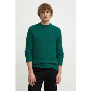 United Colors of Benetton pulover de lana barbati, culoarea verde, 1344U108H imagine