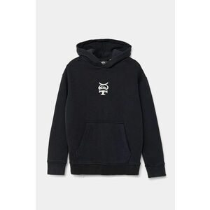 Quiksilver bluza copii MERCURY HOODIE culoarea albastru marin, cu glugă, cu imprimeu, AQBFT03112 imagine