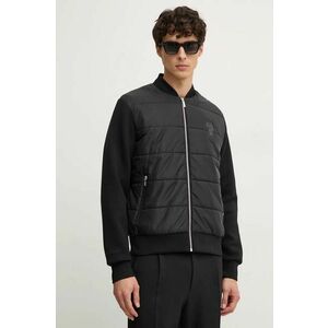 Karl Lagerfeld geaca bomber barbati, culoarea negru, de tranzitie, 544561.505062 imagine