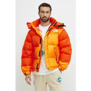 The North Face geaca de puf TNF x Yinka Ilori culoarea portocaliu, de iarna, NF0A89GD0IH1 imagine