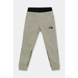 The North Face pantaloni de trening pentru copii MOUNTAIN ATHLETICS JOGGERS culoarea bej, modelator, NF0A89HW5II1 imagine