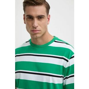 United Colors of Benetton tricou din bumbac barbati, culoarea verde, modelator, 38Y3U109J imagine