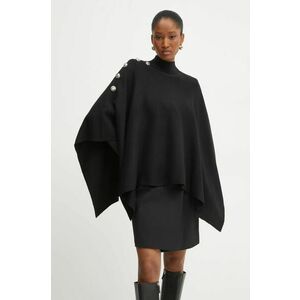 Morgan poncho 5ROUE culoarea negru, călduros, 5ROUE imagine