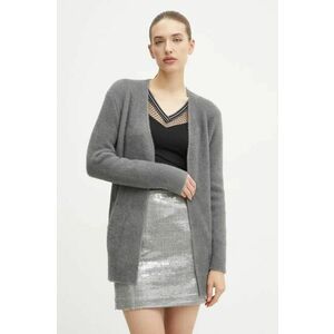 Morgan cardigan MLOUIS femei, culoarea gri, MLOUIS imagine