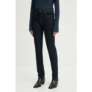 Levi's jeansi 724 HIGH RISE STRAIGHT femei, culoarea albastru marin, 18883 imagine