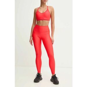 Under Armour leggins de antrenament HG Armour HiRise culoarea rosu, neted, 1365336 imagine