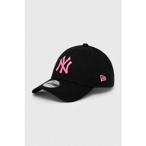 New Era șapcă de baseball din bumbac culoarea negru, cu imprimeu, NEW YORK YANKEES imagine