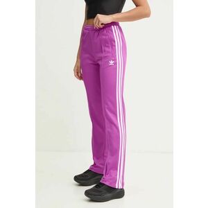 adidas Originals pantaloni de trening Beckenbauer Track Pant culoarea violet, cu imprimeu, IY2225 imagine