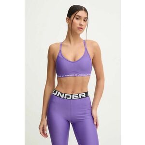 Under Armour sutien sport Crossback culoarea violet, 1386424 imagine