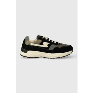 Stepney Workers Club sneakers Amiel S-Strike Suede Mix culoarea negru, YP01015 imagine