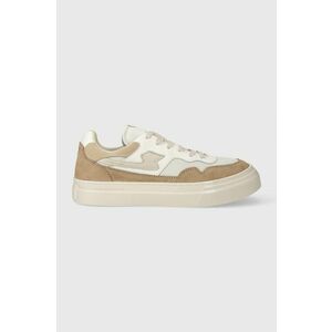 Stepney Workers Club sneakers din piele Pearl S-Strike Suede Mix culoarea alb, YA09516 imagine