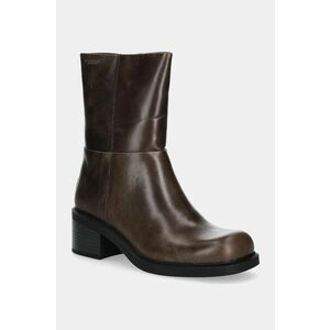 Vagabond Shoemakers cizme de piele DANIELLA femei, culoarea maro, cu toc drept, 5820-209-19 imagine