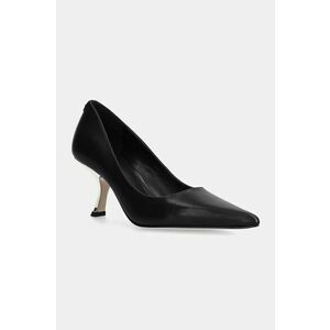 MICHAEL Michael Kors stilettos de piele Luna culoarea negru, 40F4LUMP3L.001 imagine