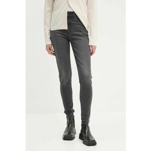 Levi's jeansi 721 HIGH RISE SKINNY femei, culoarea gri imagine