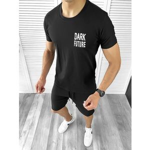 Trening barbati negru pantaloni + tricou 11699 15-3.1 imagine