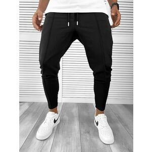 Pantaloni de trening negri conici 12166 40-3 imagine