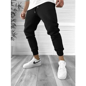 Pantaloni de trening negri conici 041 O2-4.3 imagine