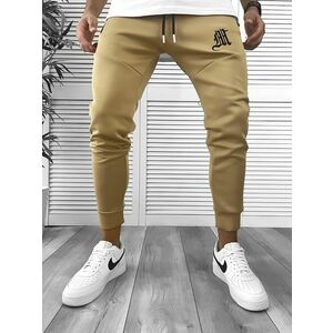 Pantaloni de trening maro silon conici 12375 P19-2.3 imagine