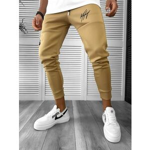 Pantaloni de trening maro silon conici 12378 37-3 imagine