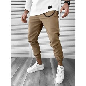 Pantaloni barbati casual bej 7182 86-3.2 imagine