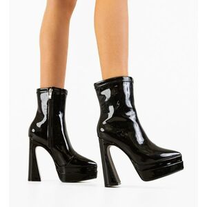 Botine dama Kunza Negre imagine