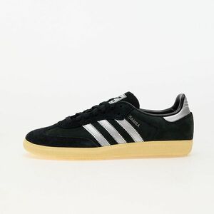 Sneakers adidas Samba Og W Core Black/ Metallic Silver/ Almost Yellow imagine