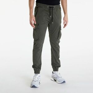 Pantaloni Alpha Industries Cotton Twill Jogger Grey/ Black imagine