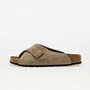 Sneakers Birkenstock Arosa Velvet Leather Taupe imagine