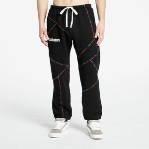 Pantaloni PLEASURES Vein Sweatpants Black imagine