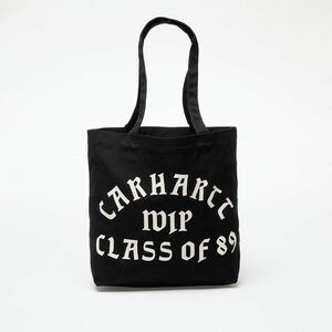 Geantă Carhartt WIP Canvas Graphic Class of 89 Print Tote Bag Black/ Tonic imagine