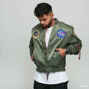 Jacheta Alpha Industries MA - 1 VF NASA Green imagine