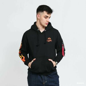 Hanorac Alpha Industries Flame Hoody Black imagine