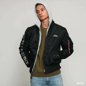 Jacheta Alpha Industries MA-1 D-Tec SE Black / Grey imagine