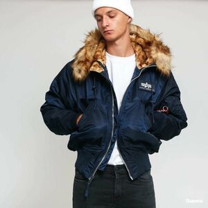 Jacheta Alpha Industries 45P Hooded Custom Navy imagine