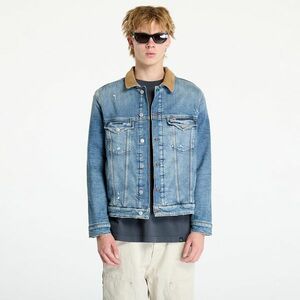 Jacheta Tommy Jeans Ryan Teddy Regular Trucker Jacket Denim imagine