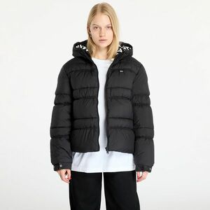 Jacheta Tommy Jeans Quilt Rouch Tape Jacket Black imagine